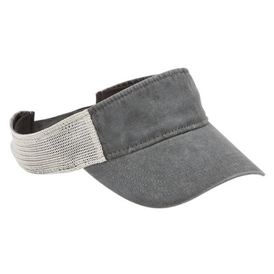 SPORTSMAN™ Pigment-Dyed Twill Mesh Visor