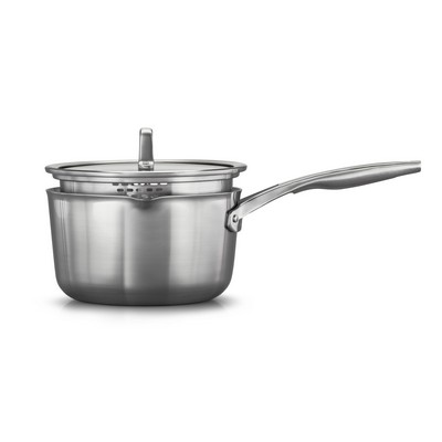 Calphalon Premier Stainless Steel 3.5 Qt Sauce Pan with Cover