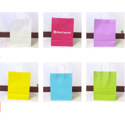 Kraft Paper Gift Bags (8.26L x 4.34D x 10.63H Inches)