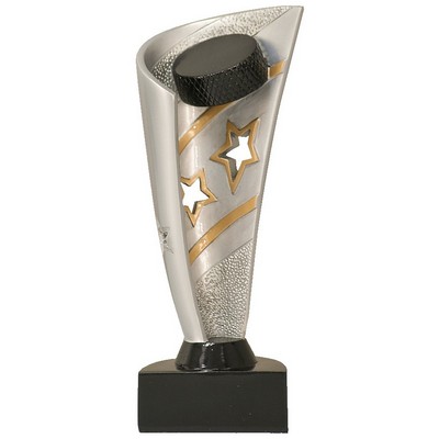 8" Banner Resins Hockey Trophy