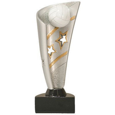 8" Banner Resins Volleyball Trophy