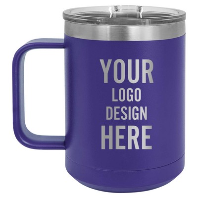 Personalized Polar Camel 15 Oz Mug - Power Coated