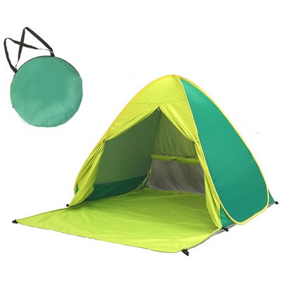 Outdoor Pop Up Portable Beach Tent With Curtain