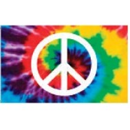 Peace Sign Boutique Flag (2'x3')