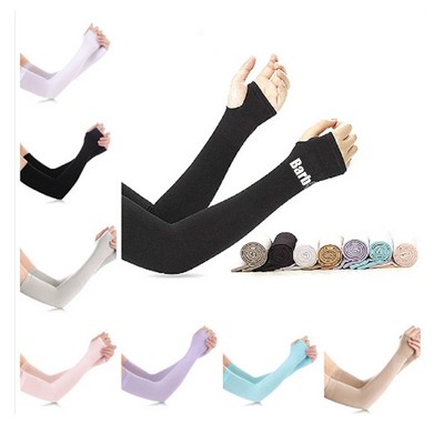 Unisex Ice Silk UV Protection Arm Sleeves