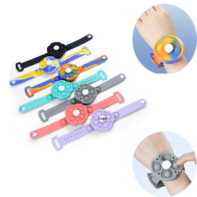 Rotating Wearable Sensory Fidget Wristband