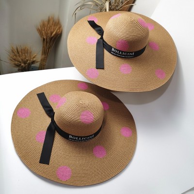 Woman Summer Sun Straw Hat