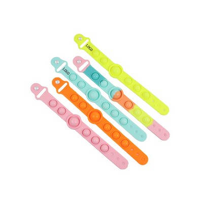 Silicone Push Pop Bubble Toy Wristband