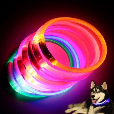 USB Rechargeable LED Dog Collar