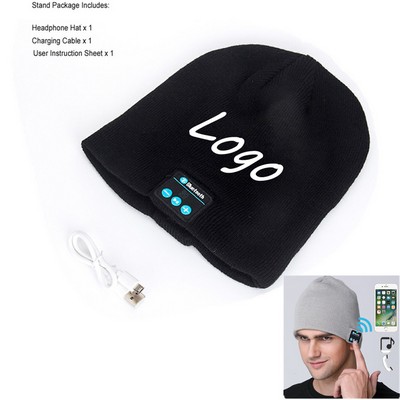 Wireless Bluetooth Winter Knit Beanie Cap/Hat