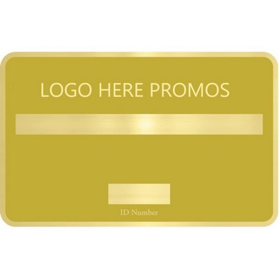 Metal Brass Membership Card