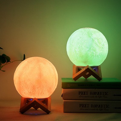 LED Moon Shaped Slapping Night Light Speaker