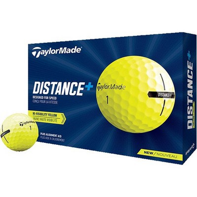 Taylormade® Distance + Golf Ball - Yellow