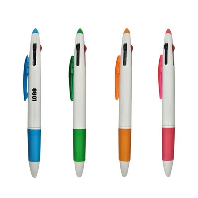 3 Color Refills Slide Activated Pen