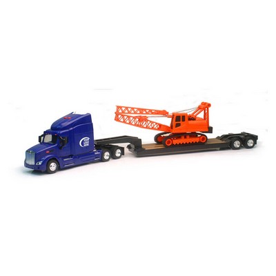 1:24 Scale Peterbilt® 579 Lowboy W/ Crane