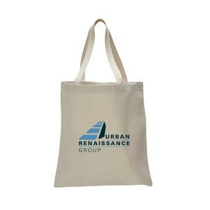 12 oz. Canvas Promotional Natural Tote Bag