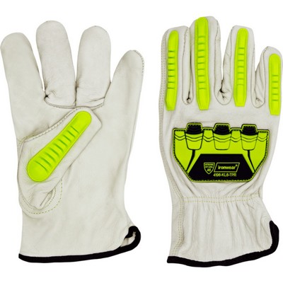 A6 Cut & Impact Resistant Premium Cow Leather Driver Gloves