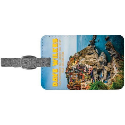 Luggage Tag, Fabric, 4 1/4" x 2 3/4"