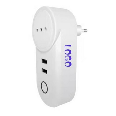 Smart Plug with 2 Usb Port