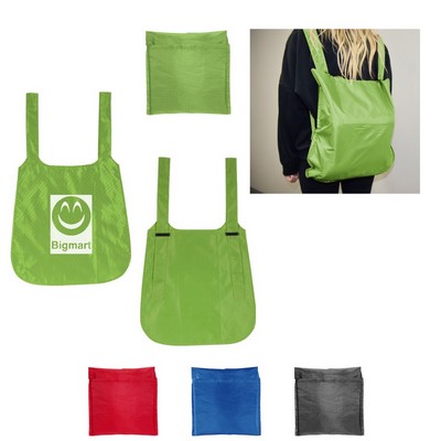 Convertible Ripstop Tote Bag Backpack Combo