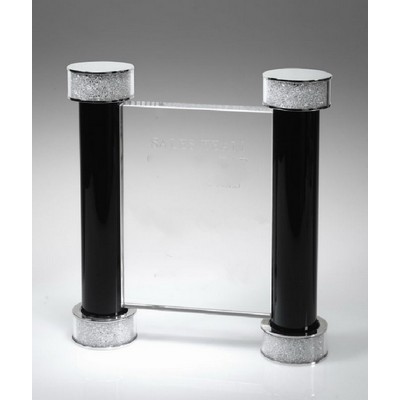 Pillars of Success Crystal Award, 10"H