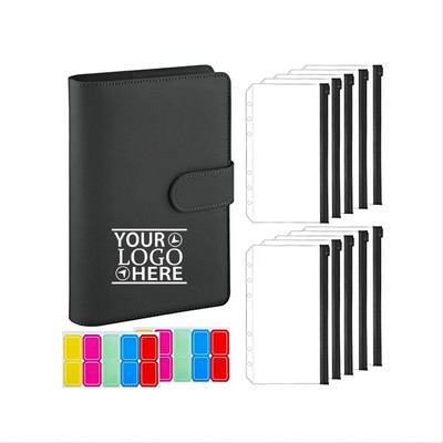 A6 PU Leather Notebook Binder