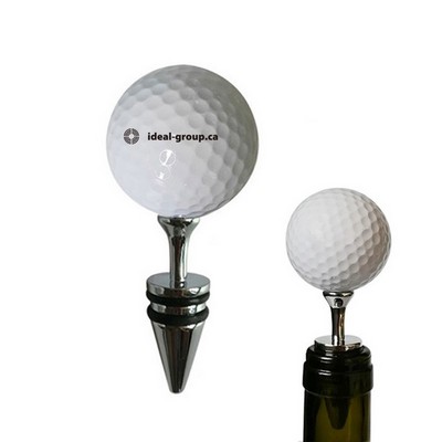 Golf Ball Bottle Stopper