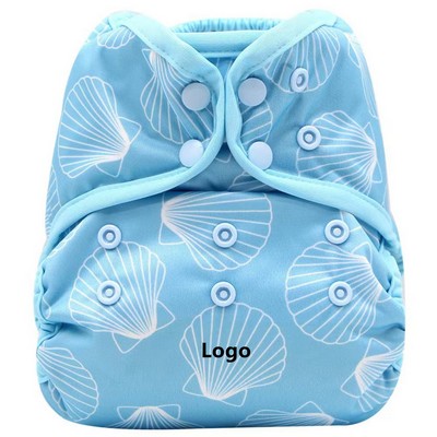 One Size Adjustable Cloth Diaper Cover Snap with Double Gusset