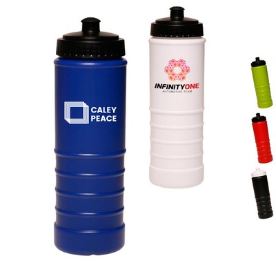 23 oz. Easy grip Plastic Sports Bottles w/ Push-pull Lid