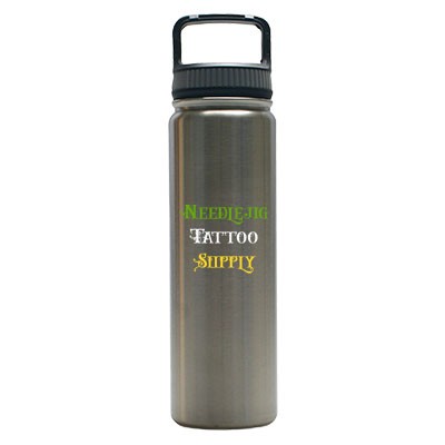 700 ML Eugene Brushed Stainless Steel Double Wall Vacuum Insulated Sports Water Bottle