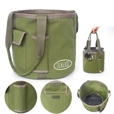 Portable Matching Garden Bucket Bag