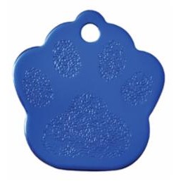 Blue Paw Pet ID Tag