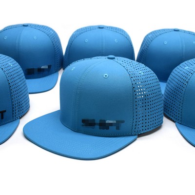 Snapback Cap with Laser Holes