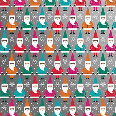 Bright Santa Christmas Gift Wrap