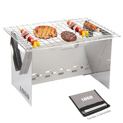 Small Portable Folding Barbecue Grill