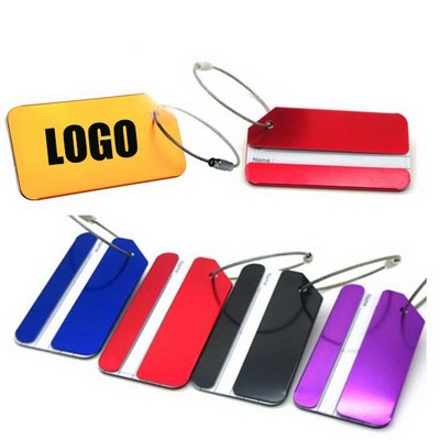 Aluminum Alloy Traveler Luggage Tag