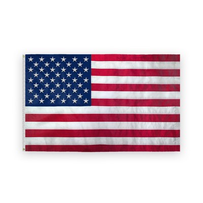 5'x9.5' USA 400D Nylon Embroidered Flag