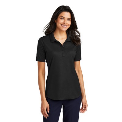 Port Authority® Ladies Fine Pique Blend Polo