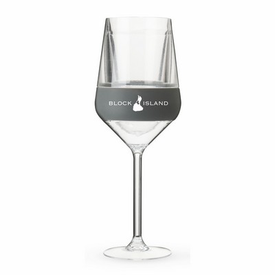 Wine FREEZE Stemmed in Gray (set of 2) by HOST®