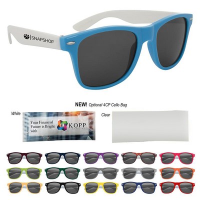 White-Accented Sunglasses