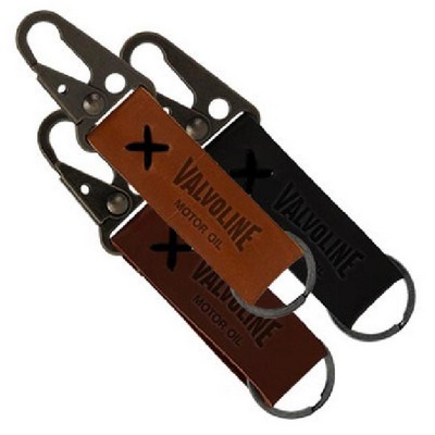 Leather Carabiner Keychain