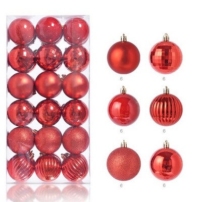 36 Pcs Hanging Christmas Ball Ornaments