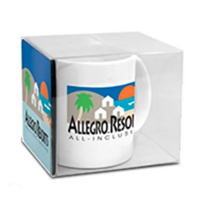 Acetate Gift Box for 11 Oz. Mug & Coaster Set