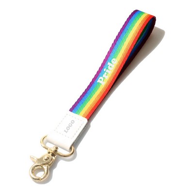 Rainbow Wrist Lanyard