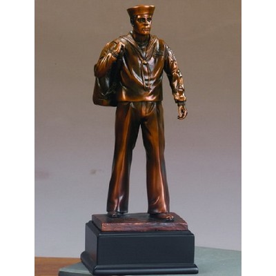 Navy Award, 4.5" W x 11.5" H