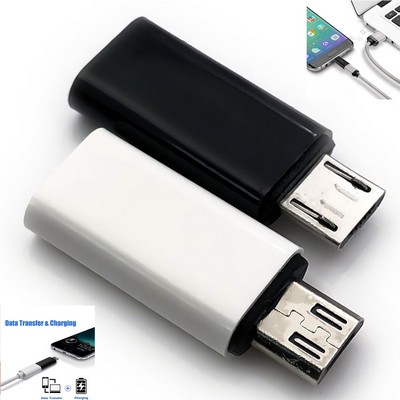 USB Type C to Micro USB Sync and Charging Adapter