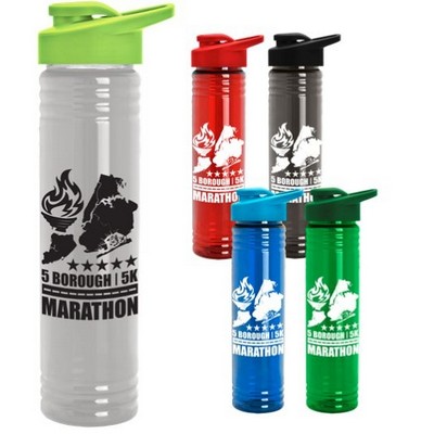 32 Oz. Adventure Bottle w/Drink-Thru Lid (Made With Tritan™ Renew)