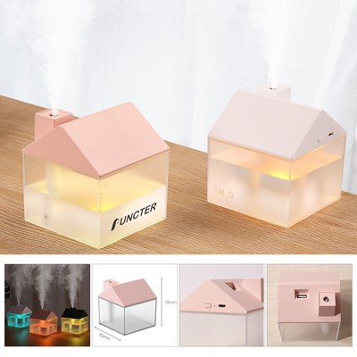 250ml Mini Portable USB Humidifier Cool Mist Humidifier W/LED Light For Bedroom Travel Office Home