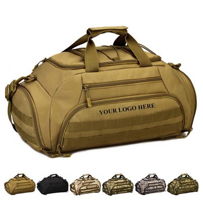 Military Style Travel Bag Tactical Duffel Backpack Training Bag