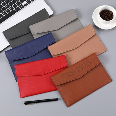 PVC Leather B5 Document File Bag